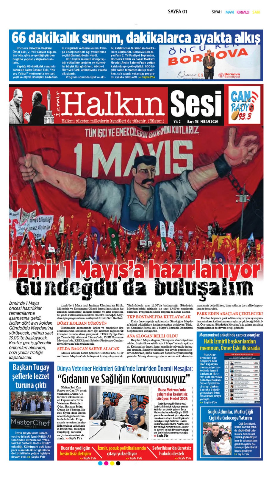 Halkın Sesi Gazetesi Nisan 2026 Sayısı