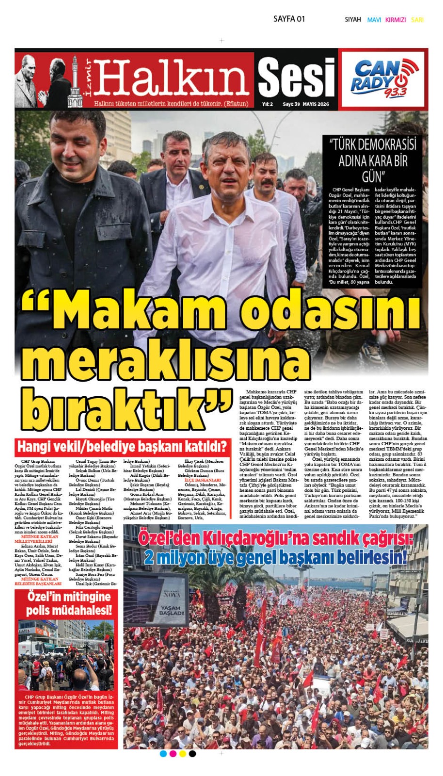 Halkın Sesi Gazetesi Mayıs 2026 Sayısı