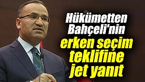 Bahçeli'nin erken seçim teklifine Hükümetten jet yanıt!