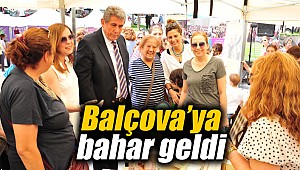 Balçova’ya bahar geldi