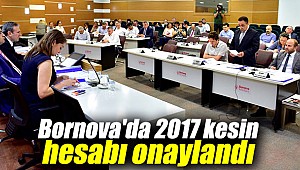 Bornova'da 2017 kesin hesabı onaylandı
