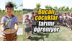 Bucalı çocuklar tarımı öğreniyor
