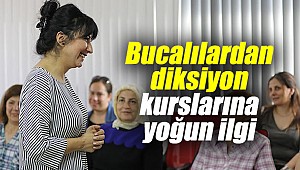 Bucalılardan diksiyon kurslarına yoğun ilgi