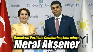 Demokrat Parti'nin Cumhurbaşkanı adayı Meral Akşener