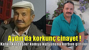 Aydın'da silahlı kavga: 2 kardeş hayatını kaybetti