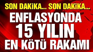 Enflasyon rakamları açıklandı