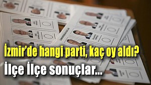 İzmir’de hangi parti, kaç oy aldı?
