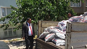 Niğde’de yaz ortasında kömür dağıtımı devam ediyor