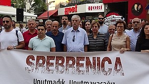 İzmir'de Srebrenitsa Kayıpları anıldı