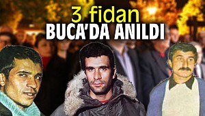 Buca'da '3 Fidan' unutulmadı