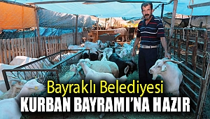 Bayraklı Belediyesi Kurban Bayramı'na hazır