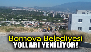 Bornova Belediyesi yolları yeniliyor