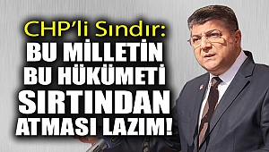 CHP'li Sındır:
