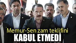 Memur-Sen zam teklifini kabul etmedi