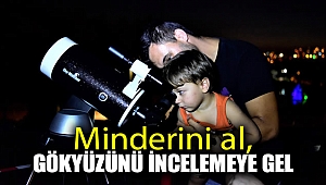 Minderini al, gökyüzünü incelemeye gel!