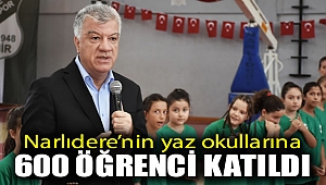 Narlıdere’nin yaz okullarına 600 öğrenci katıldı