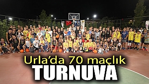 Urla'da 70 maçlık turnuva