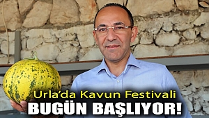 Urla'da kavun festivali bugün başlıyor!