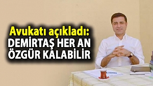 Avukatı açıkladı: Demirtaş her an özgür kalabilir