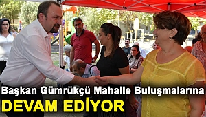 BAŞKAN GÜMRÜKÇÜ MAHALLE BULUŞMALARINA DEVAM EDİYOR