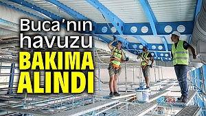 Buca Belediyesi Yarı Olimpik Yüzme Havuzu bakıma alındı