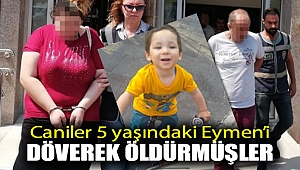 Caniler beş yaşındaki Eymen'i döverek öldümüşler