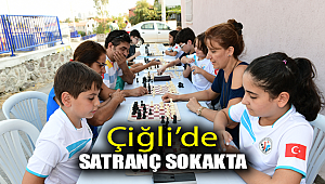 Çiğli'de Satranç Sokakta