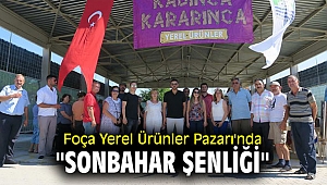 Foça Yerel Ürünler Pazarı'nda