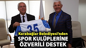 Karabağlar Belediyesi'nden Spor Kulüplerine özverili destek