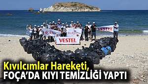Kıvılcımlar Hareketi, Foça'da kıyı temizliği yaptı