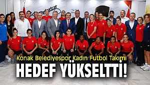 Konak Belediyespor Kadın Futbol Takımı'ndan Başkan Batur'a ziyaret