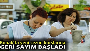 Konak’ta Yeni Sezon Kurslarına Geri Sayım Başladı