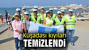 Kuşadası kıyıları temizlendi