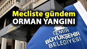 Mecliste gündem “orman yangını”