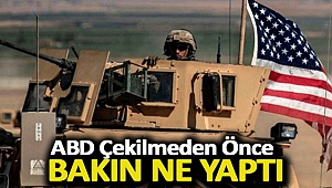 ABD çekilmeden önce bakın ne yaptı