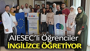 AIESEC’li Öğrenciler İngilizce Öğretiyor