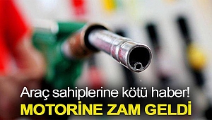 Araç sahiplerine kötü haber! Motorine zam geldi