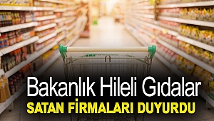 Bakanlık açıkladı! İşte piyasadaki hileli ürünlerin listesi