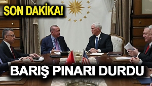Barış Pınarı durdu