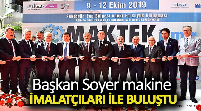 Başkan Soyer makine imalatçıları ile buluştu