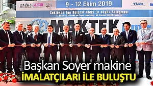 Başkan Soyer makine imalatçıları ile buluştu