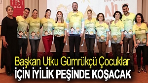 Başkan Utku Gümrükçü çocuklar için iyilik peşinde koşacak