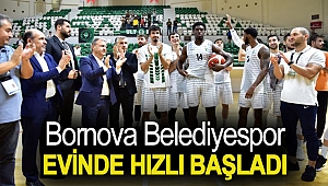 Bornova Belediyespor evinde hızlı başladı