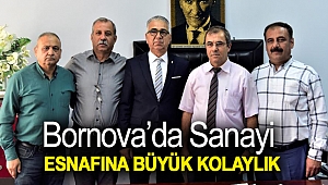 Bornova’da sanayi esnafına büyük kolaylık