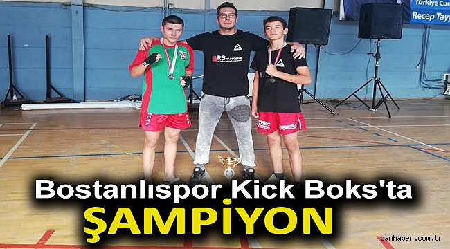 Bostanlıspor Kick Boks'ta şampiyon