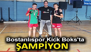 Bostanlıspor Kick Boks'ta şampiyon