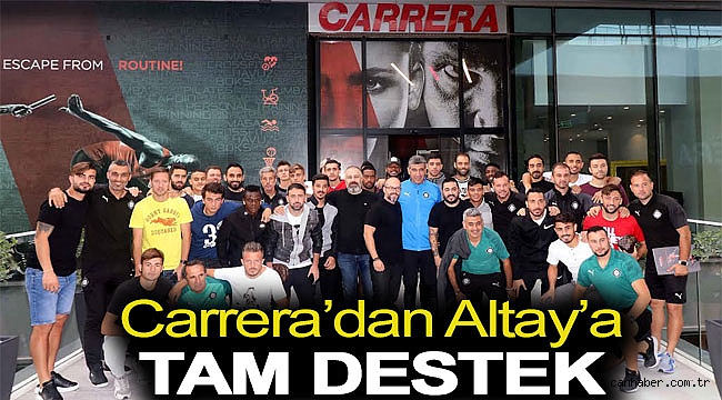 Carrera’dan Altay’a tam destek