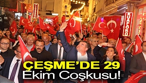 Çeşme’de 29 Ekim coşkusu!