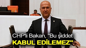 CHP'li Bakan,
