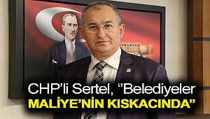 CHP’li Sertel, ''Belediyeler Maliye’nin kıskacında''